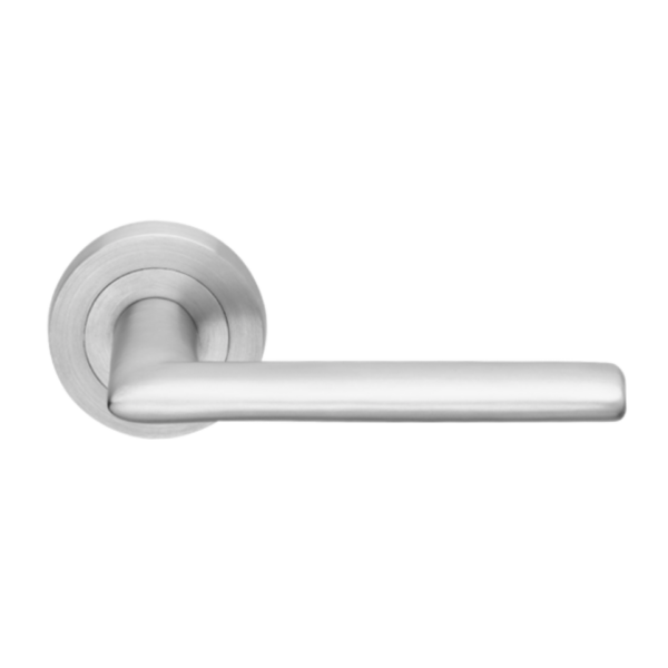 SIGNATURE  HARDWARE CONTRACT RANGE NOVARA PRIVACY LEVER ON ROUND ROSE - SERIES