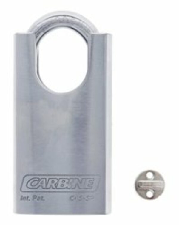 Carbine C45 Steel Protected Padlock, 8MM X 30MM MOLY SHACKLE, Keyed to Differ , Boxed Single